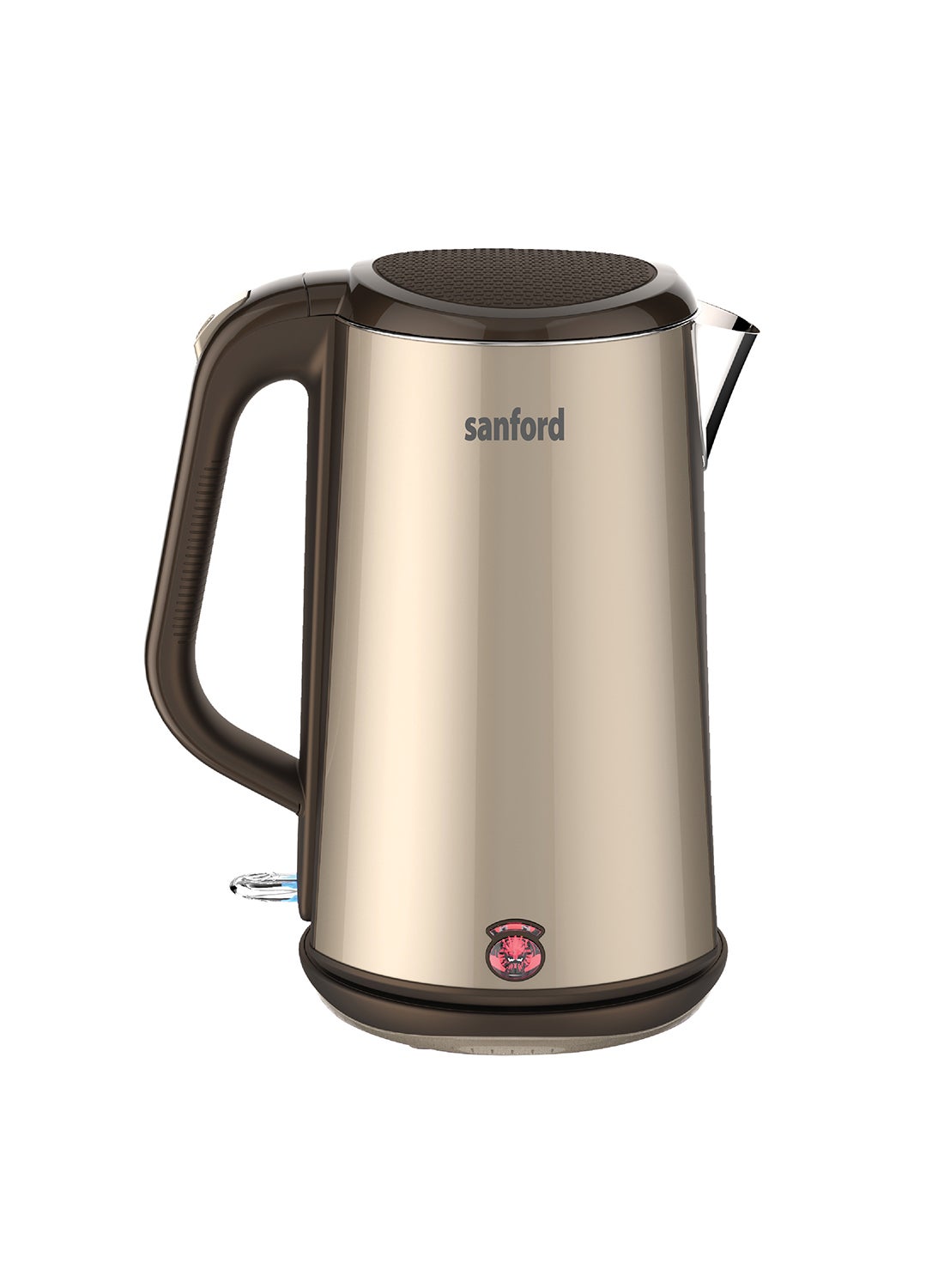 Sanford Electric Kettle 1.7 Liter, SF1868EK-1.7LKitchen Appliances1.7 Liter Capacity. 1800 Watts Power. Food Grade SUS #304 Stainless Steel Inner Shell. Durable Triple Layer Structure. Cool touch housing. 360° Rotational Base with Cord Storage. Anti-scald