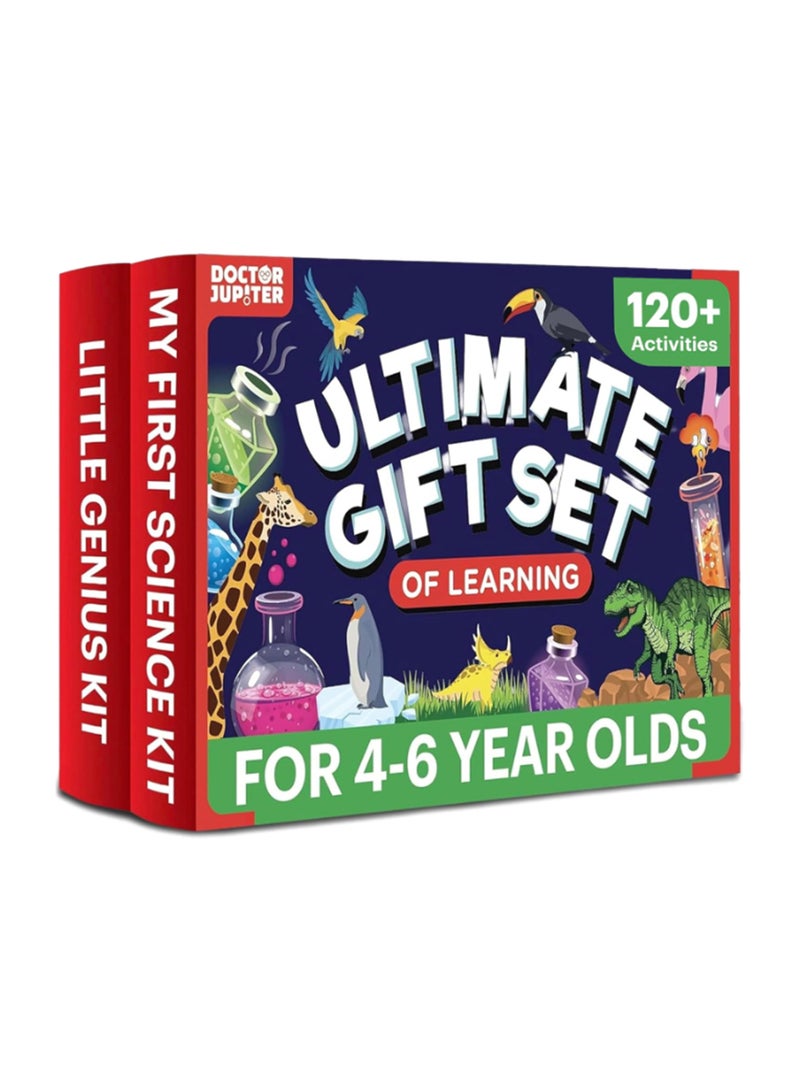 Doctor Jupiter Ultimate STEM Learning Gift Set for Kids 4–6 Years – Toy Science Kit & Little Genius Kit, Educational STEM Toys for Boys & Girls