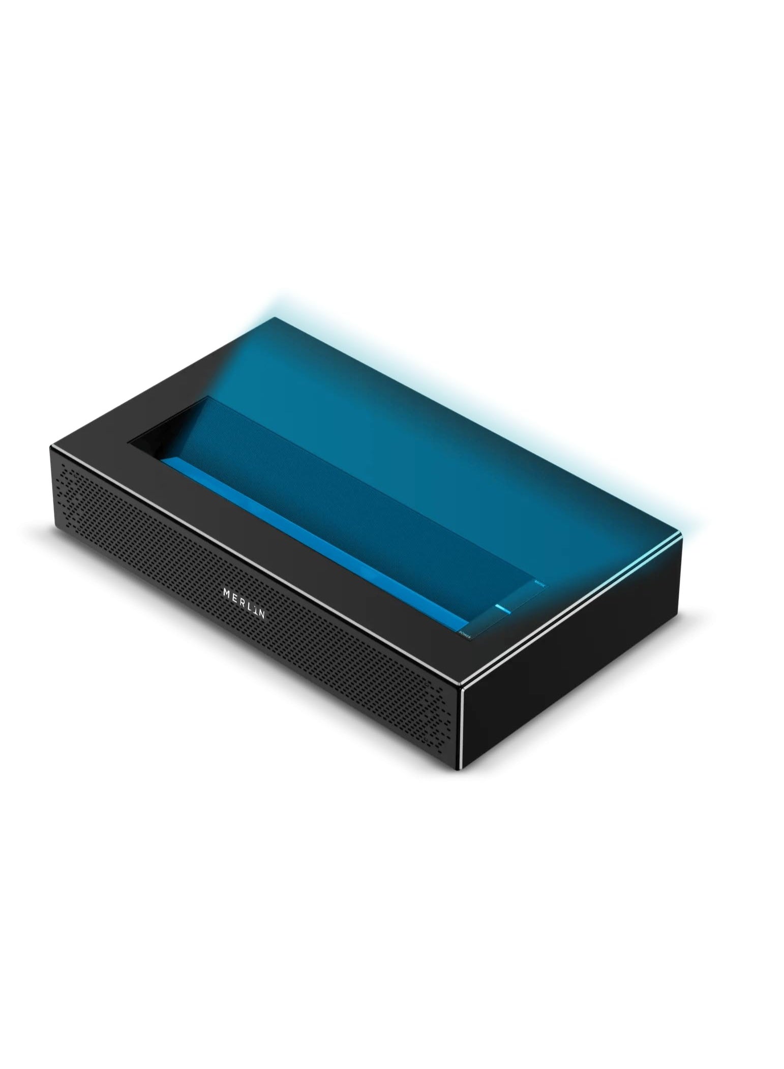 Merlin UltraCast Short Throw Projector | 1920x1080p Full HD 300” Display DLP by Texas Instruments Builtin 2x5W Bluetooth Speakers Auto Keystone Screen Mirroring 3.5mm Audio Out