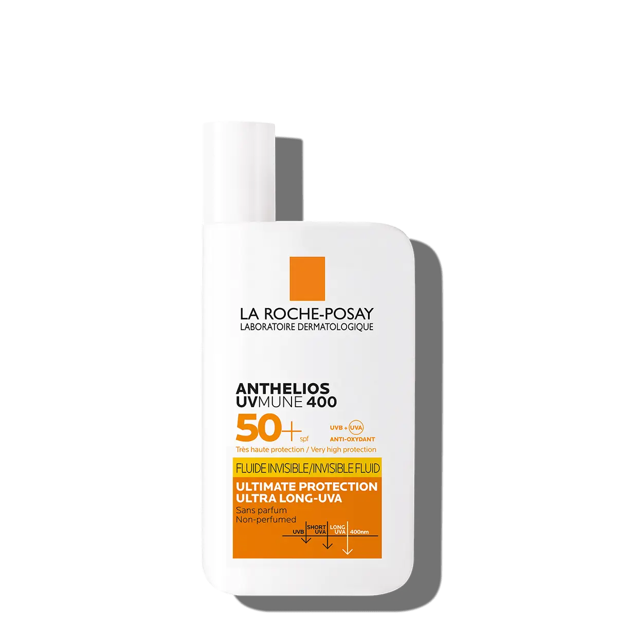 La Roche-Posay Anthelios UVMune 400 Invisible Fluid SPF50+ 50ml – Ultra-High UVA/UVB Sunscreen
