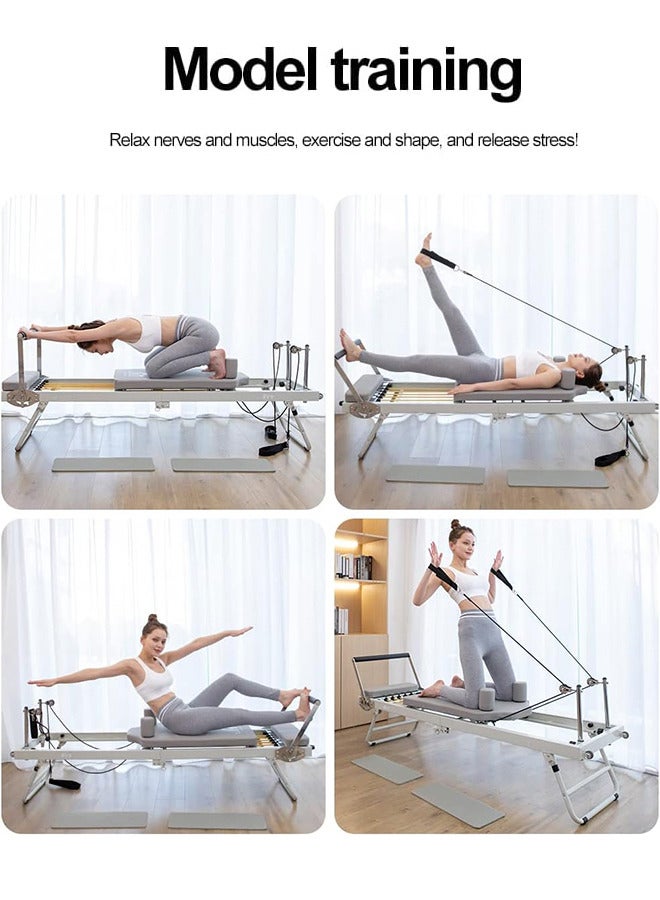 RATSAW Pilates Reformer bed equipment for beginners and intermediate users