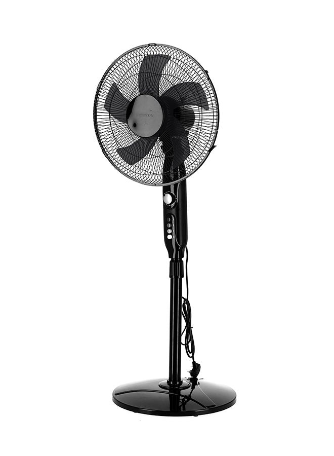 Krypton Oscillating Stand Fan KNF6153 - BlackHome EnvironmentAERODYNAMIC DESIGNEncased within its protective mesh casing are 5 fantastically aerodynamic blades which capture more air in a single turn than standard 4-blade fans, enabling it to generate mor