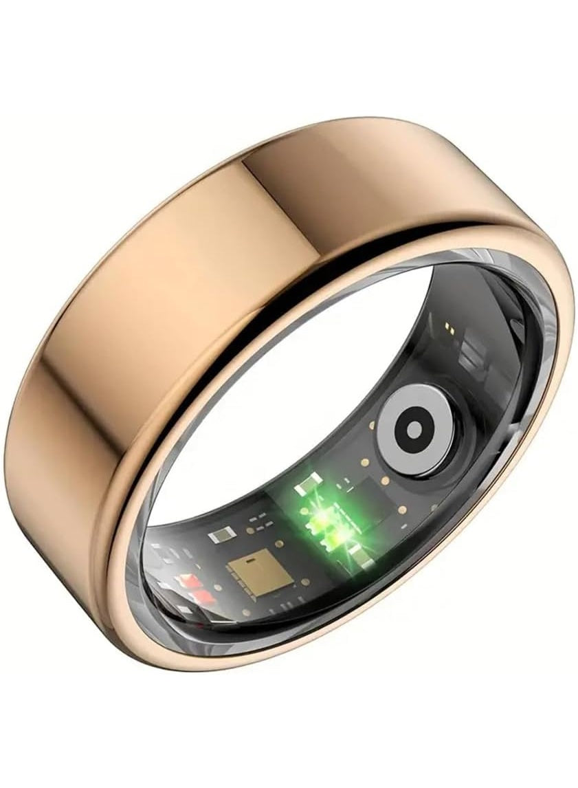 MERLIN Smart Ring for Men and Women– Sleep and Fitness Tracker with Heart Rate HRV Stress and Recovery Monitoring | Wearable with Long Battery Life (GoldSize 11)