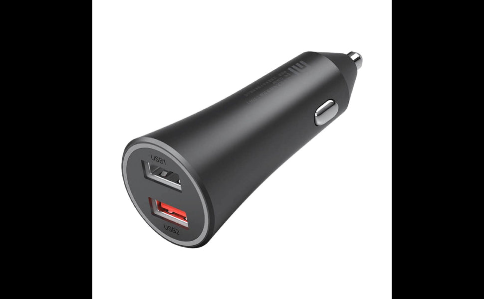 Xiaomi Mi 100W Car Charger, BlackCar AccessoriesThe Xiaomi Mi 100W Car Charger offers dual output capabilities, featuring a USB-C port and a USB-A port. The USB-C port delivers a blazing 100W maximum power output, rapidly charging devices like the Mi 10 U