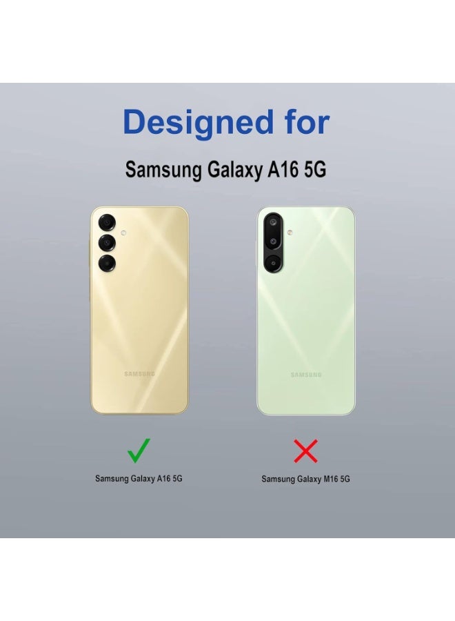 Case for Samsung Galaxy A16 Magnetic Hybrid Clear Case Compatible with Samsung Galaxy A16, Compatible with MagSafe, PC with TPU Hybrid Technology for Galaxy A16