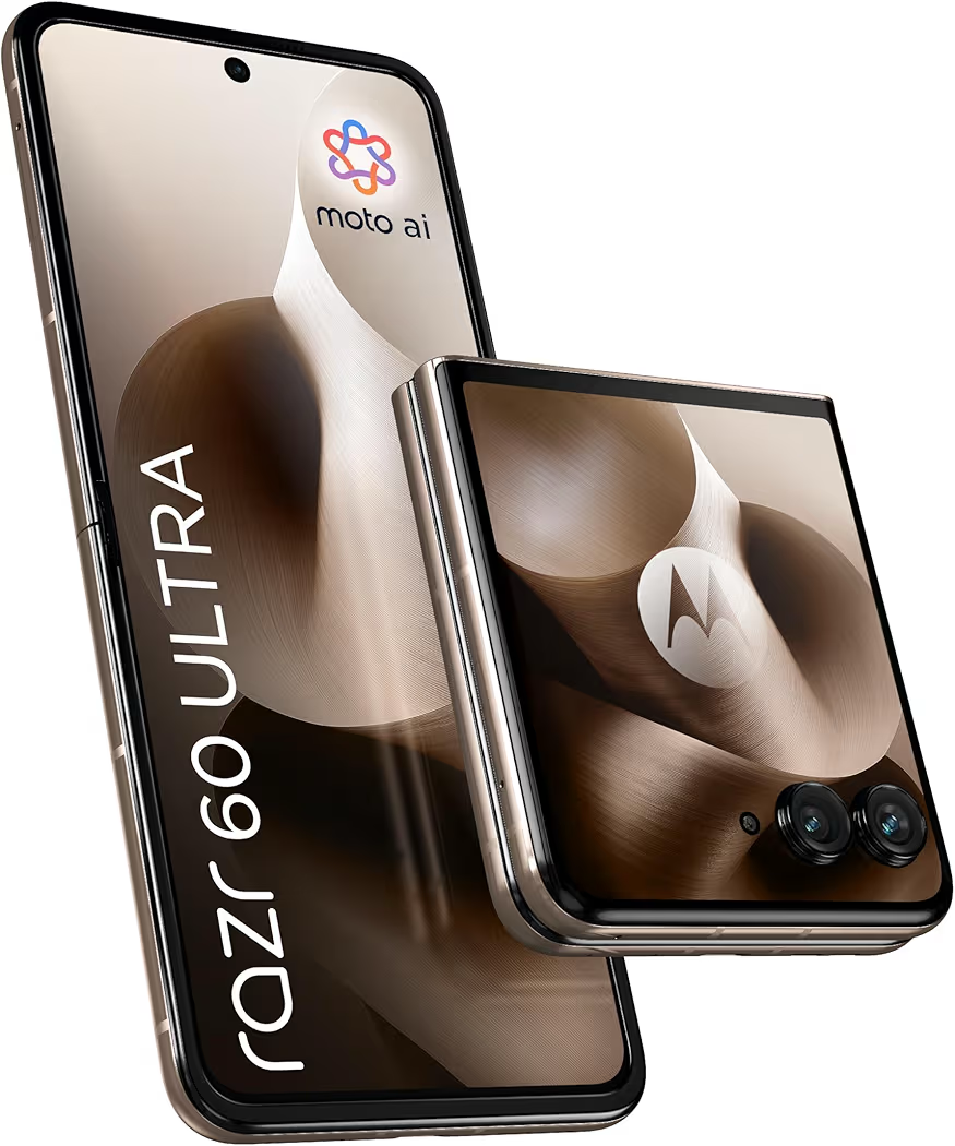 Motorola Razr 60 Ultra 5G – Snapdragon 8 Elite, Triple 50MP Camera System, 7.0" 165Hz Dolby Vision pOLED + 4.0" pOLED Cover Display, 16+16GB RAM Boost 512GB, 4700mAh 68W TurboPower, Titanium Hinge, UAE Type Approved