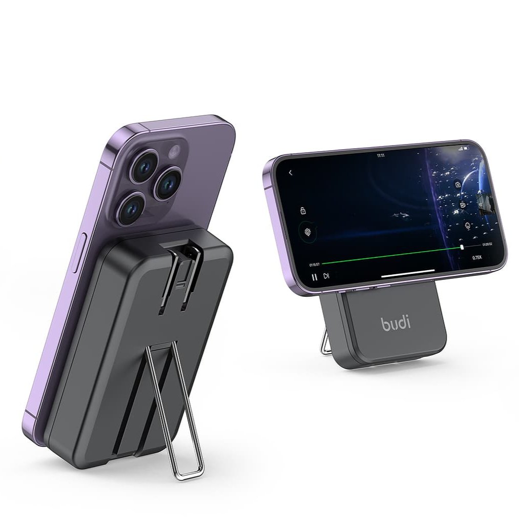 Budi 30W Dual USB-C PD and USB QC Magsafe Wireless Charger Global Travel Charger - BlackMobile AccessoriesBudi 30W Dual USB-C PD and USB QC Magsafe Wireless Charger Input 100-240 V 50/60 Hz Total output power 30 W max USB-C output 5V / 9V = 3A, 12V = 2.5A