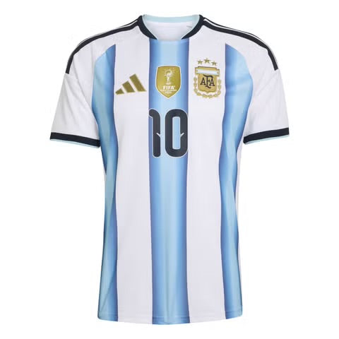 adidas Argentina 2026 Home Messi Jersey, Official Argentina National Team Football Shirt, Lionel Messi #10, AEROREADY Moisture-Wicking Fabric, Short Sleeve Soccer Jersey