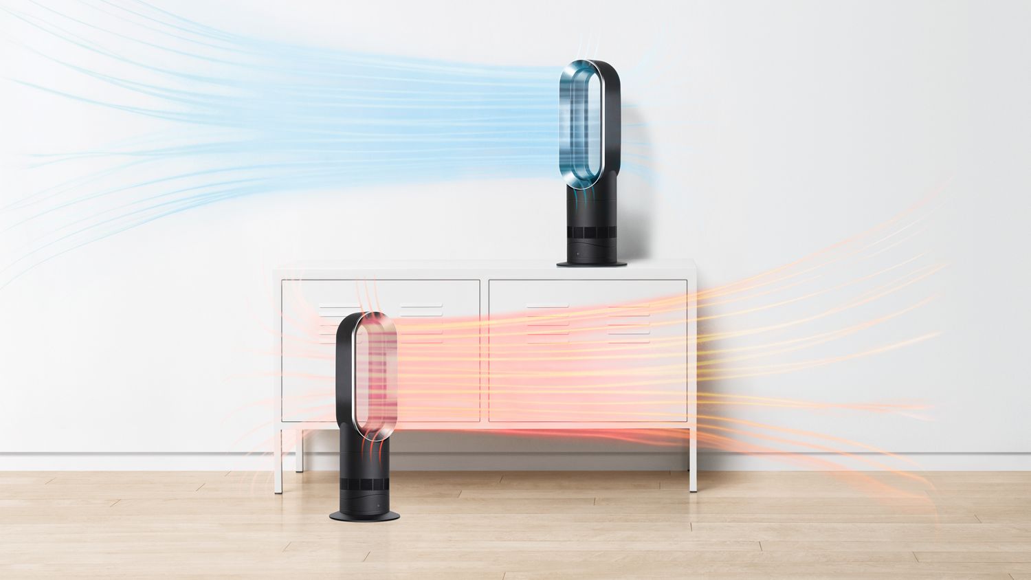 Dyson Hot+Cool fan heater AM09 (White/Nickel) International VersionHome Environment🌬️ Dual-function fan heater – heats in winter, cools in summer 🎯 Dyson Jet Focus control: choose focused or diffused airflow 🌡️ Precise thermostat maintains desired temp