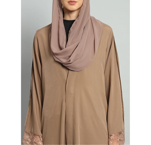 Styleville Women’s Arabic Abaya with Matching Hijab – Elegant Modest Wear