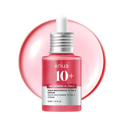 Anua 10% Niacinamide+ 4% Tranexamic Acid Serum With New Look 30mlPersonal CareAnua 10% Niacinamide + 4% Tranexamic ... (30ml) is a potent Korean skincare solution designed to brighten the complexion, reduce hyperpigmentation, and enhance skin hydration. T