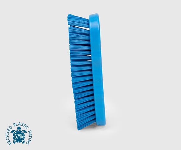 Lever HBC Stiff Hand ScrubSustainable LivingWith its robust and sturdy filaments, this powerful tool is designed to effortlessly agitate and effectively eliminate even the most tenacious surface debris. ECO - Environmental Friendly Size: 180mm. Model No.