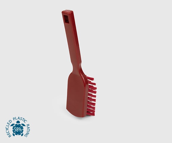Lever HBC Stiff Utility BrushSustainable LivingWhen it comes to spot cleaning, this stiff utility brush is the perfect tool for the job. ECO - Environmental Friendly Size: 215mm. Model No. B1920 Made in UK Specifications Length 238 mm Width 50 mm Height 4