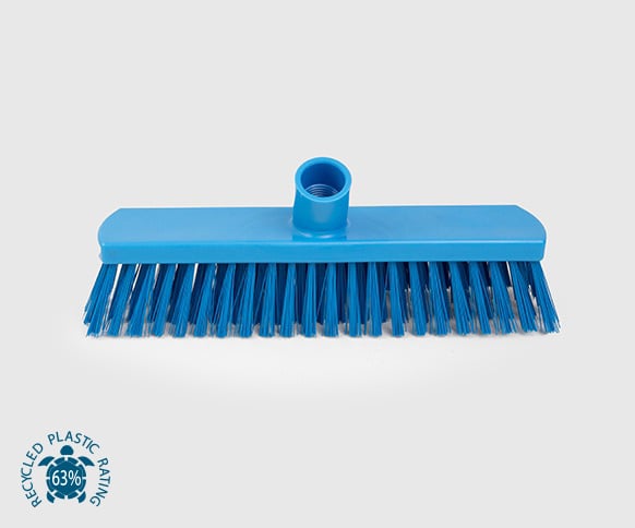 Lever HBC Stiff Sweeping Brush with Aluminum handle with Blue GripSustainable LivingIntroducing Levers latest product for cleaning floors in small to medium areas. It features stiff filaments that are specifically designed to tackle stubborn debris with e