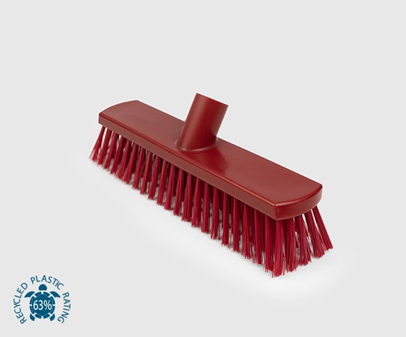 Lever HBC Stiff Sweeping Brush with Aluminum handle with Blue GripSustainable LivingIntroducing Levers latest product for cleaning floors in small to medium areas. It features stiff filaments that are specifically designed to tackle stubborn debris with e