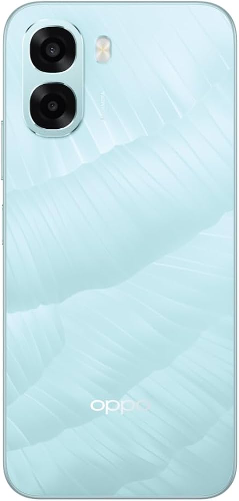 OPPO A6x 5G Dual SIM Smartphone, 128GB Storage, 4GB RAM, 5G Connectivity, Ice Blue, Middle East Version