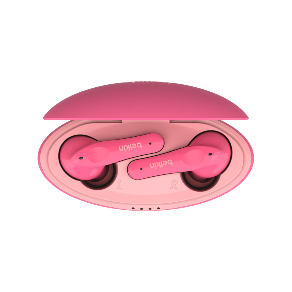 BELKIN Soundform Nano - Wireless Earbuds for Kids - Pink