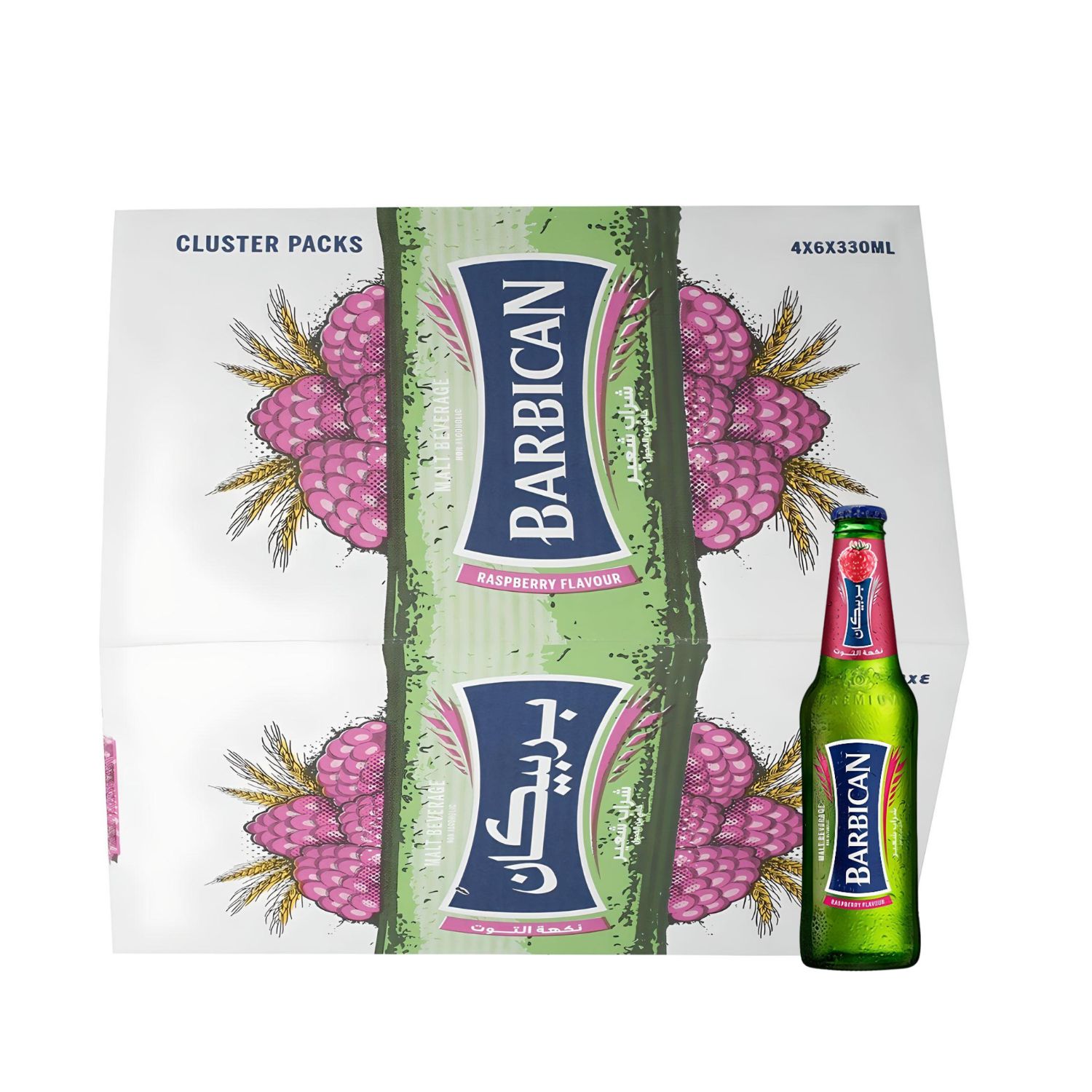 Barbican Raspberry Flavoured Non-Alcoholic Malt Beverage (24x330ml)BeveragesEnjoy the crisp and refreshing flavour of Barbican Malt with a sweet and fruity Raspberry twist. Taste ProfileFruity and tangy, nothing beats the natural flavour of Raspberry.