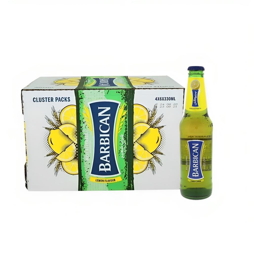 Barbican Lemon Flavoured Non-Alcoholic Malt Beverage (24x330ml)BeveragesAdd a bit of zing and zest to your day with this refreshing blend of Barbican with Lemon. Taste ProfileRefresh yourself with a fresh flavour that you can savour to your heart's conten