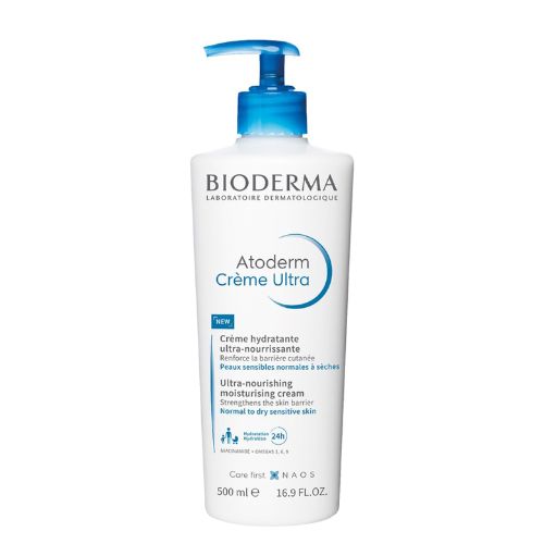 Bioderma Atoderm Creme Ultra-nourishing cream for Normal to sensitive dry skin, 500mlPersonal CareBioderma Atoderm Crème Ultra is a nourishing moisturizer designed for normal to dry sensitive skin. Suitable for the entire family (excluding premature infan