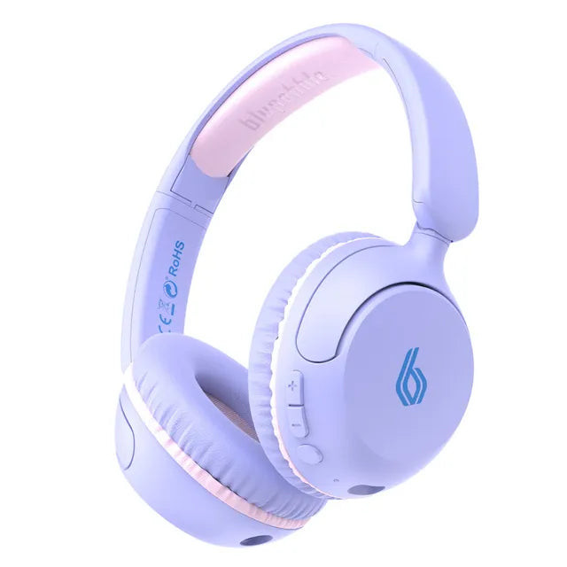 Blupebble Bounce Kids Headphones – Wireless & Wired, 45Hr Battery, BT 5.4, Volume-Limiting
