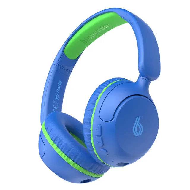 Blupebble Bounce Kids Headphones – Wireless & Wired, 45Hr Battery, BT 5.4, Volume-Limiting