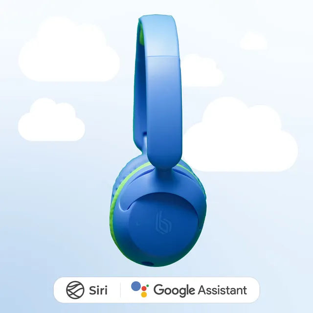 Blupebble Bounce Kids Headphones – Wireless & Wired, 45Hr Battery, BT 5.4, Volume-Limiting