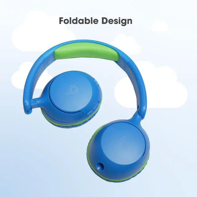 Blupebble Bounce Kids Headphones – Wireless & Wired, 45Hr Battery, BT 5.4, Volume-Limiting