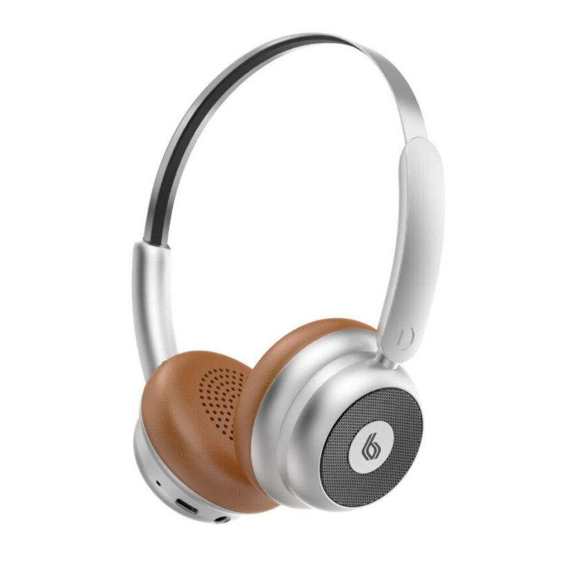 Blupebble Echo Vintage On-Ear Foldable Wireless Headphones – Warm Sound, Deep Bass, Vintage Design, Portable