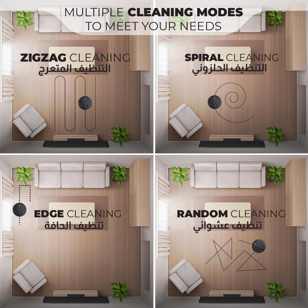 Bson Smart Robot Vacuum Cleaner 2-in-1 Mop 3500PA – UAEHome AppliancesUpgrade your cleaning routine with the Bson Intelligent Robot Vacuum Cleaner, an advanced all-in-one solution designed for homes in the UAE. Combining powerful suction with precision mo