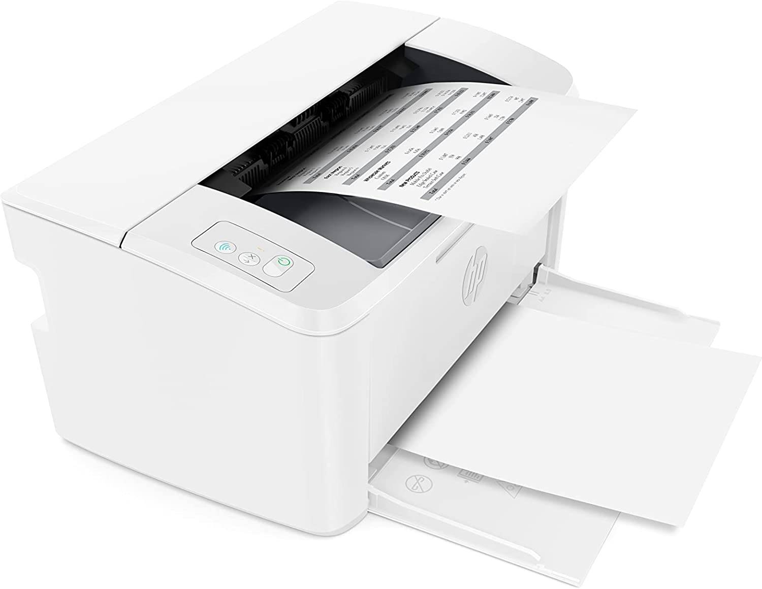HP LaserJet M111w Black & White Wireless Printer – Compact Monochrome Laser Printer, White (7MD68A)