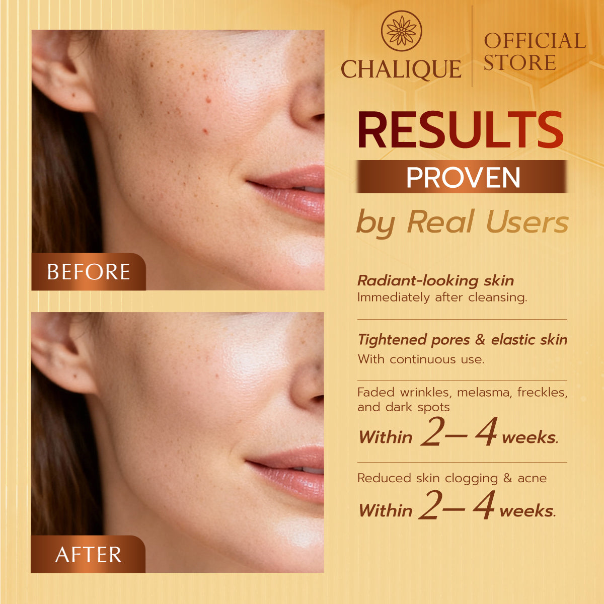 CHALIQUE Collagen Gold 24K Cleansing Foam – Hydrating Facial Cleanser