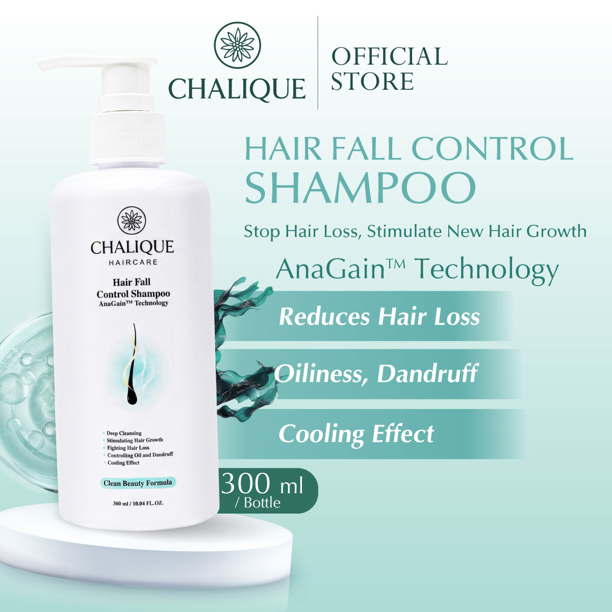 CHALIQUE Hair Fall Control Shampoo – Strengthening & Scalp Care Shampoo