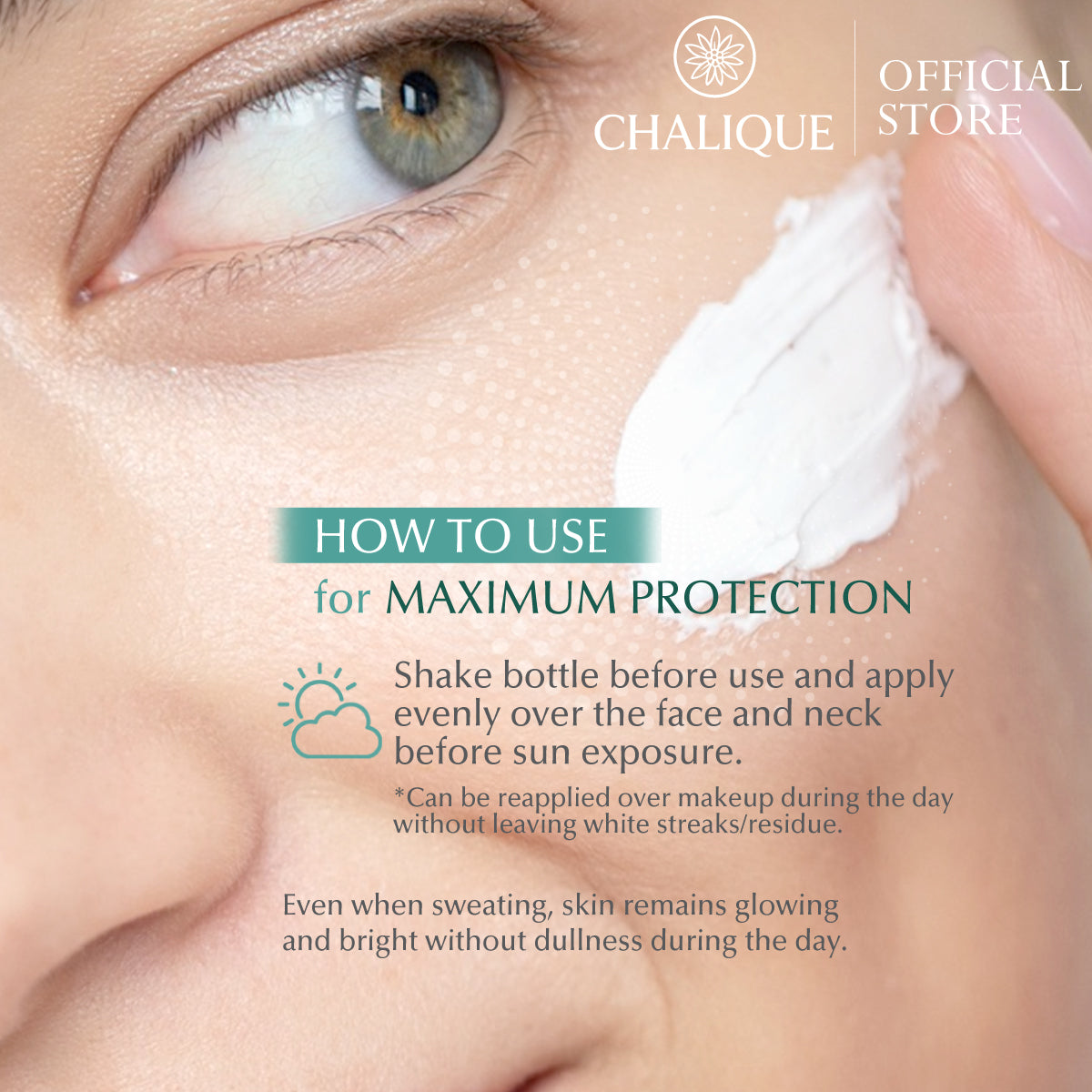 CHALIQUE Timeshield UV Defense Fluid Hybrid Sunscreen SPF – Lightweight UV Protection