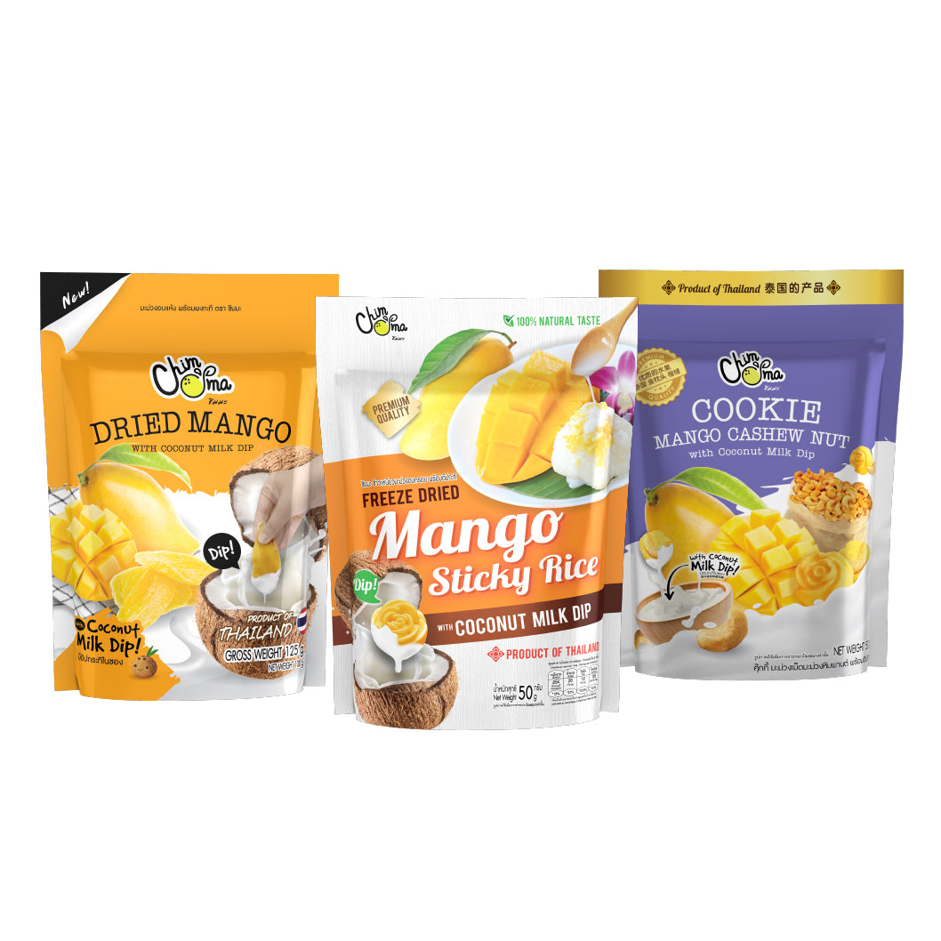 CHIMMA All Flavor Mixed 7SnacksCHIMMA All Flavor Mixed 7 – The Ultimate Taste Adventure!Can’t choose just one? Why not have them all! This special set brings together seven delicious CHIMMA fruit snacks, each paired with our signature creamy coconut milk