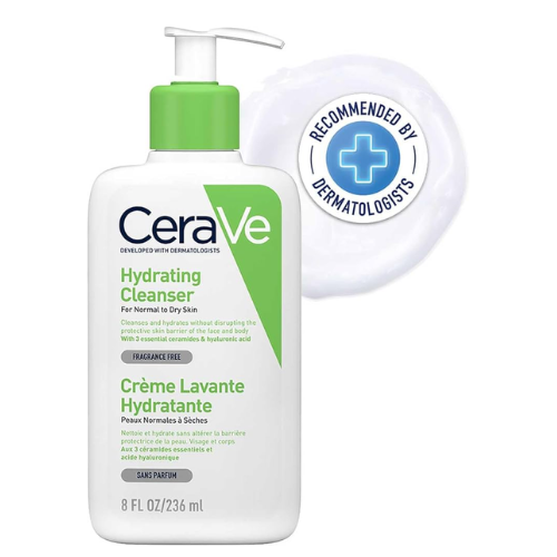 CeraVe Hydrating Cleanser For Normal To Dry Skin With Hyaluronic AcidPersonal CareCeraVe Hydrating Facial Cleanser is a dermatologist-developed cleanser designed to cleanse and hydrate normal to dry skin without disrupting the skin's natural barrier. Its