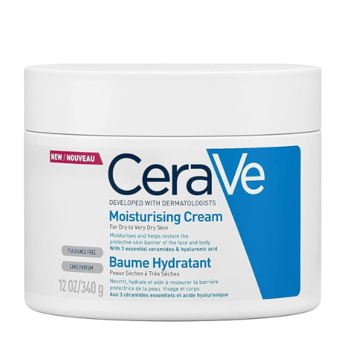 CeraVe Moisturizing Cream For Dry Skin With Hyaluronic AcidPersonal CareCeraVe Moisturizing Cream is a dermatologist-developed formula designed to provide intense hydration for dry to very dry skin. Enriched with Hyaluronic Acid and 3 Essential Ceramides