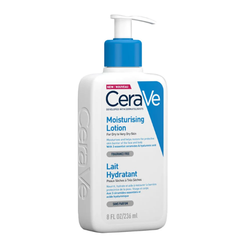 CeraVe Moisturizing Lotion For Dry To Very Dry Skin With Hyaluronic AcidCeraVe Moisturizing Lotion is a dermatologist-developed, lightweight, oil-free moisturizer designed to hydrate and restore the natural barrier of dry to very dry skin. Formulated with
