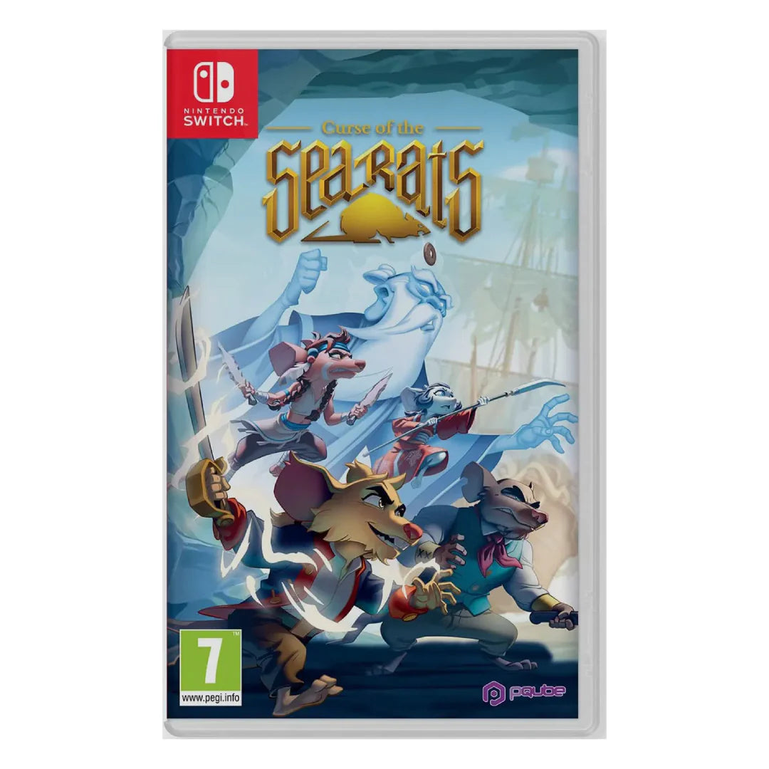 Curse of the Sea Rats – Nintendo Switch | Hand-Animated Metroidvania, 4 Characters, Co-Op, Portable