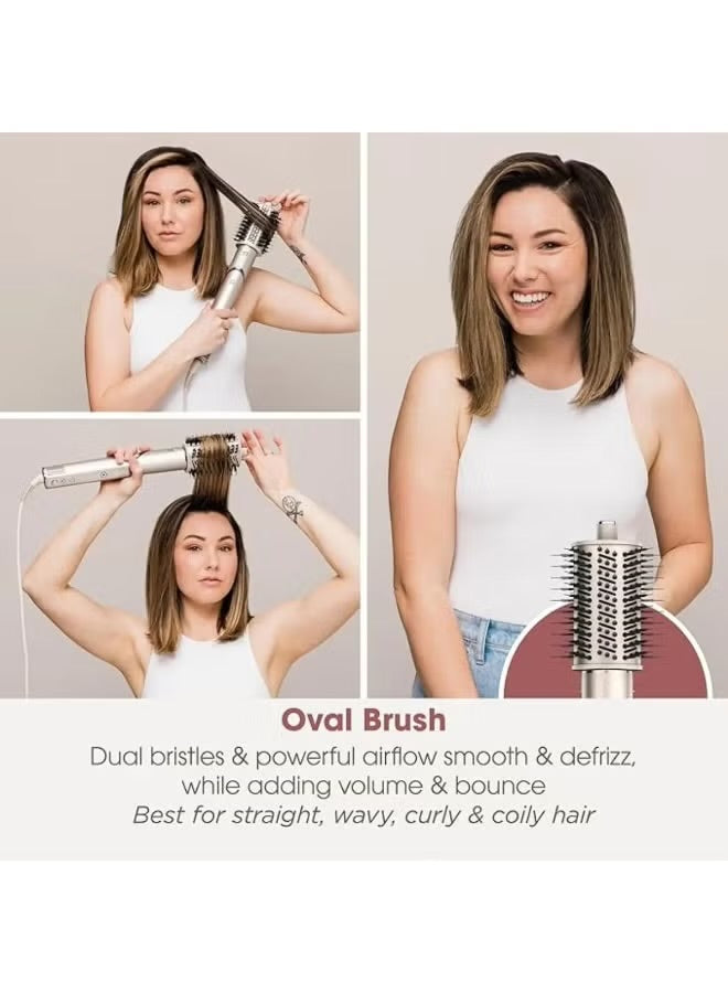Shark FlexStyle 5-in-1 Hair Dryer & Air Styler HD441SLME, Stone