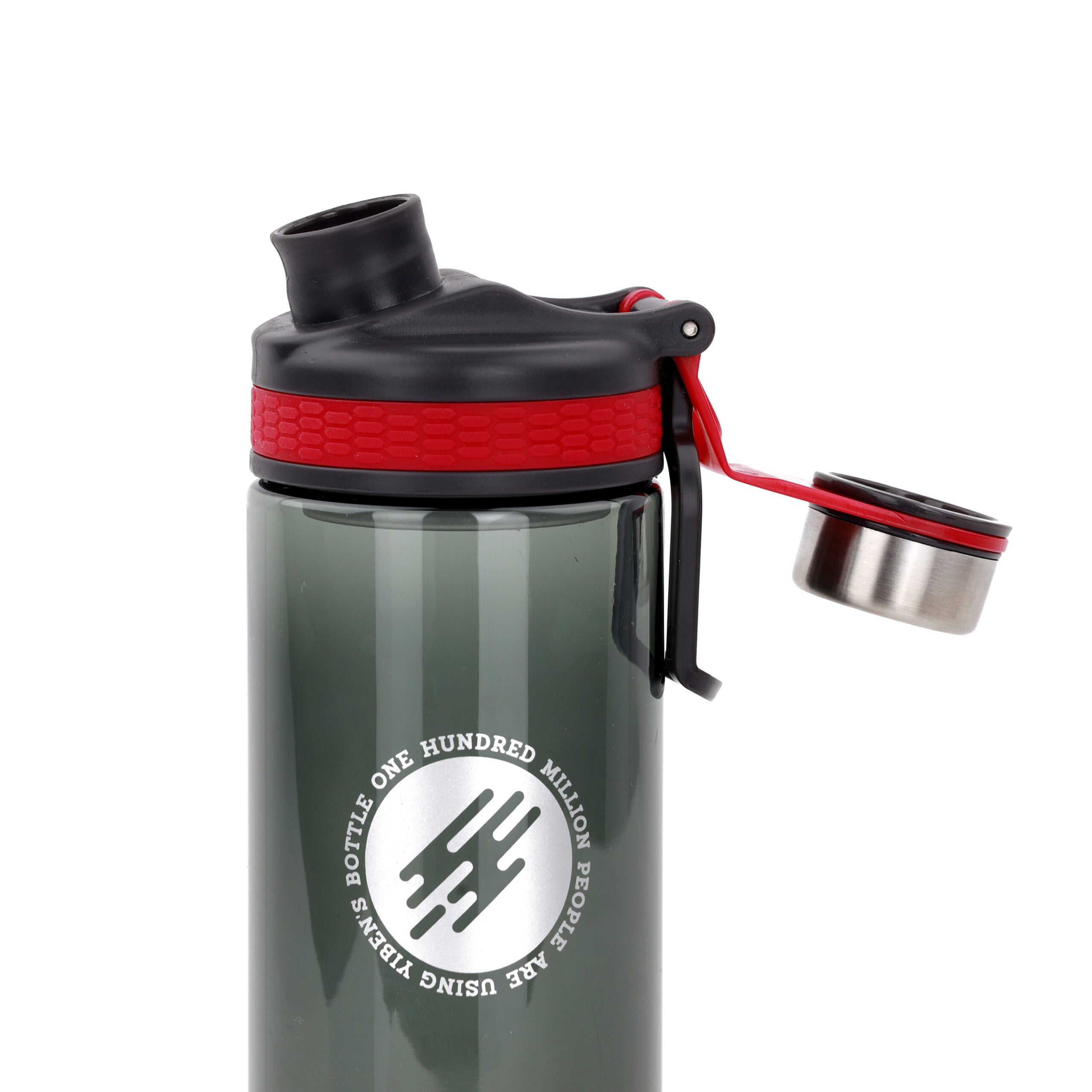 G-SPARK Water Bottle, DH11584Sustainable LivingThe G-SPARK WATER BOTTLE is the perfect hydration companion for your workouts or runs. With a large capacity and secure lid, you can stay hydrated without the risk of spills. The silicone handle adds comfort