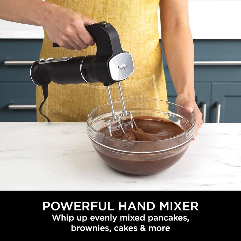 Ninja CI100 hand mixer attachment in use