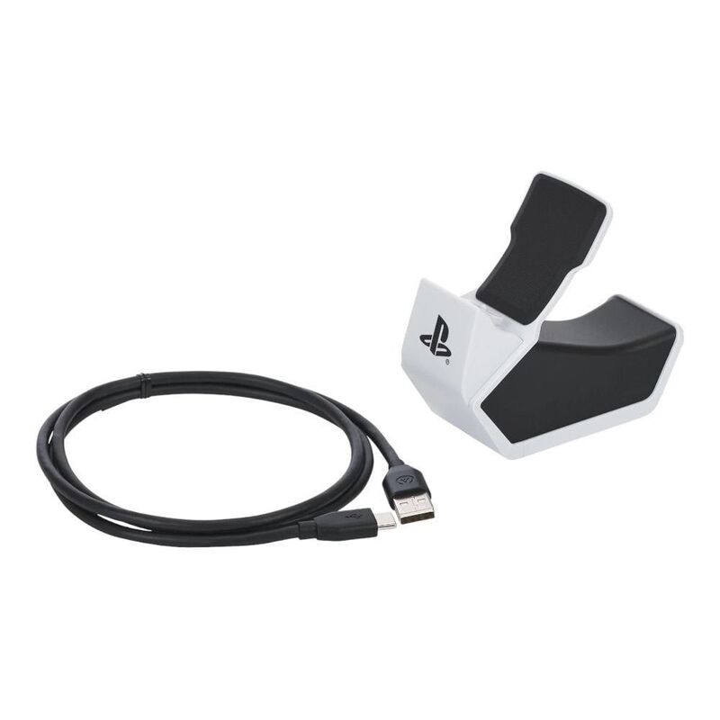 Sony PlayStation PowerA Solo Charging Station for PS5 DualSense & DualSense Edge – Drop & Charge, LED, USB-A to USB-C