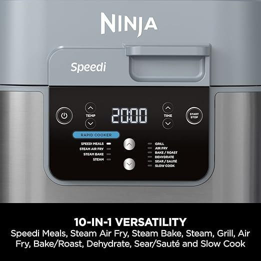 Ninja Speedi 10-in-1 cooker removable pot and accessories