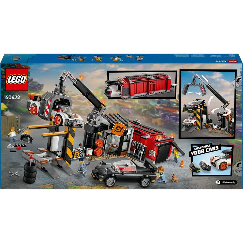 LEGO City Scrapyard with Cars 60472 (871 Pieces)