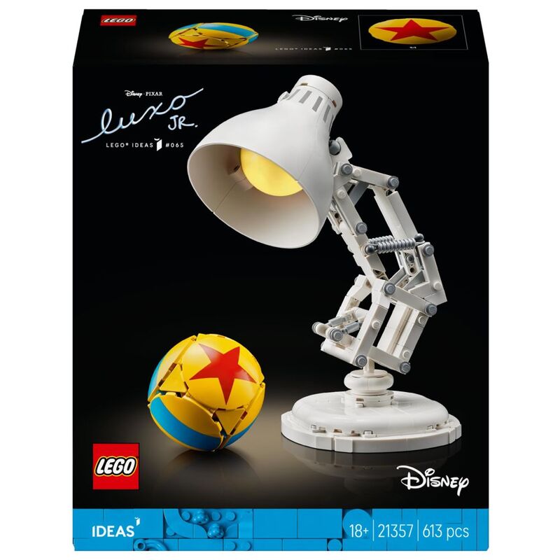 Disney Pixar LEGO Ideas Luxo Jr. display piece
