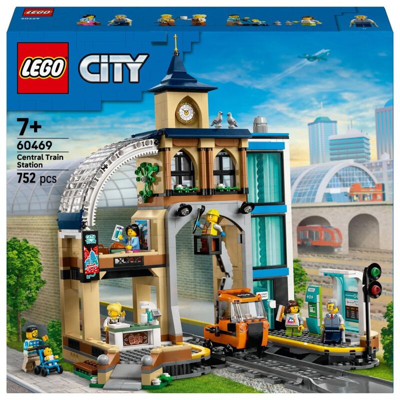 LEGO City Central Train Station 60469 (143 Pieces)