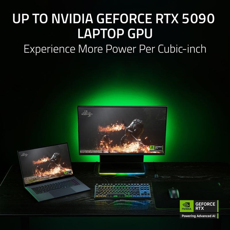 Razer Blade 16 (2025) – Ryzen AI 9 365, RTX 5080 16GB, 32GB RAM, 1TB SSD, 16" QHD+ 240Hz OLED, Black