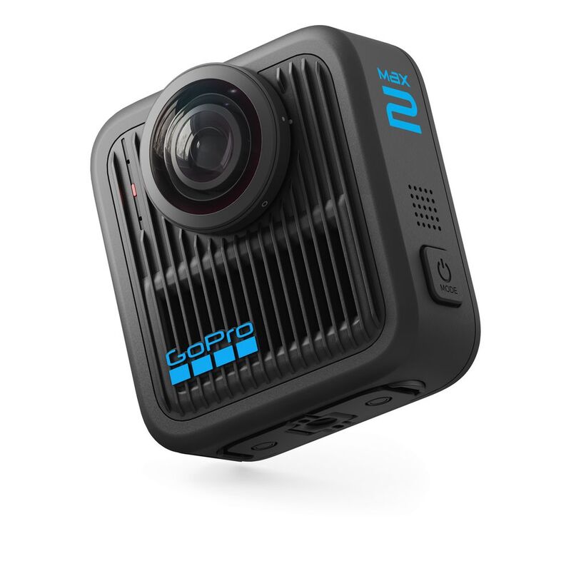 GoPro MAX2 360 Action Camera – True 8K, 10-Bit Color, 6 Mics, GPS, Replaceable Lenses, HyperSmooth