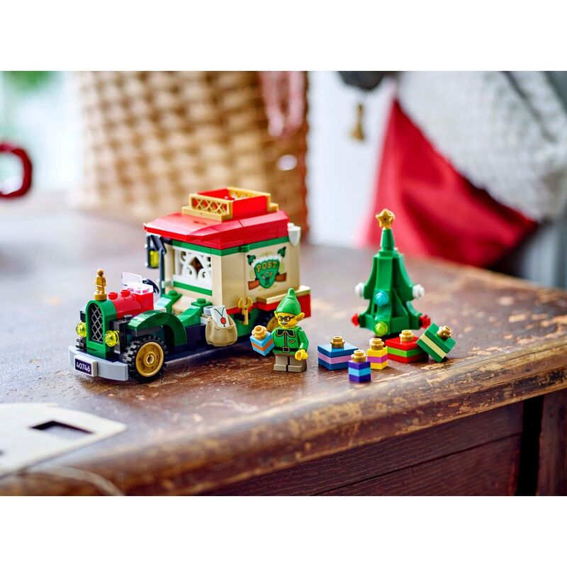 Festive LEGO Santa’s Delivery Truck holiday scene